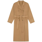 Двусторонное шерстяное демисезонное шерстяное пальто, куртка