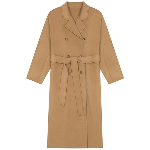 Двусторонное шерстяное демисезонное шерстяное пальто, куртка