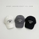 77 embroidery Korean style children's peaked cap spring, autumn and summer boys and girls baby windproof sun protection baseball hat