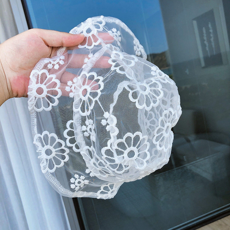 Super beautiful lace hat ~ baby super well matched with children sleeve decoration sunscreen sun protection baby mesh yarn fisherman hat