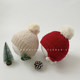 Christmas big fur ball children's hat winter men and women thickened warm baby baby windproof plus velvet newborn ear protection hat