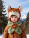 Fox Nick children's hat and scarf all-in-one winter male and female baby rabbit Judy windproof and warm ear protection hat