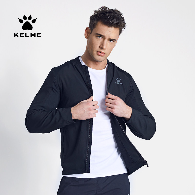 KELME Karmei sports windbreaker men's running outdoor breathable running jacket woven casual sports jacket men