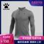 Áo sơ mi cộc tay thể thao KELME Kalmei Cotton Cotton màu kinh doanh dài tay POLO - Áo polo thể thao áo polo hồng