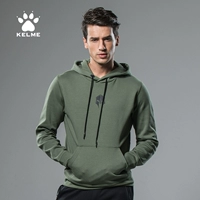 KELME Carmel 2018 mùa xuân người đàn ông mới của áo len trùm đầu thời trang in áo thun thể thao áo hoodie nam vải dày