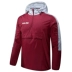 KELME Karl Mỹ trang web chính thức chống thấm nước một nửa dây kéo áo khoác thể thao nam giản dị retro áo gió thủy triều - Áo gió thể thao Áo gió thể thao