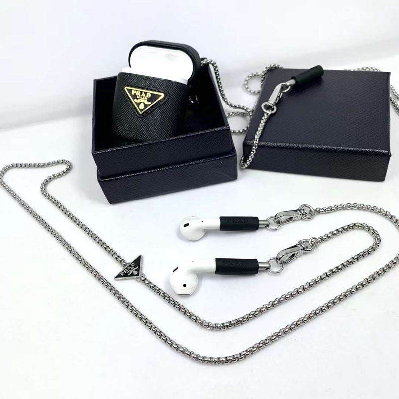 Trendy Influencer-Style Metal Letter Earphone Chain Suitable for Apple AirPods Pro, Creative Lanyard Accessory