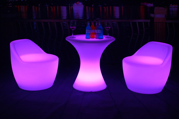 Đèn LED bàn cao khách sạn đồ nội thất bàn KTV thẻ ghế rời bàn cà phê cửa hàng phân nước ngoài trời ghế thanh - Giải trí / Bar / KTV