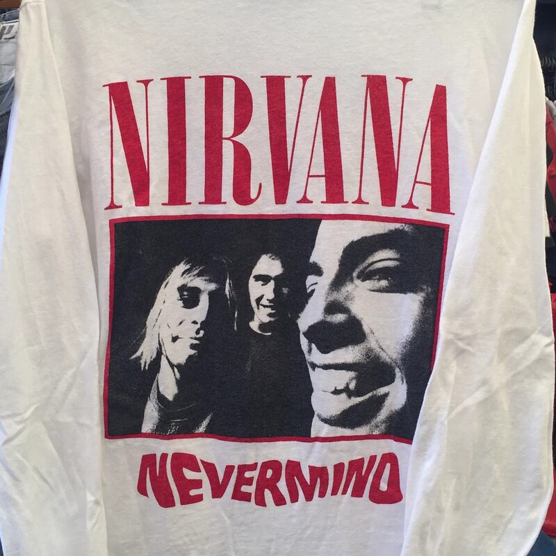 Nirvana Band Unisex Long-Sleeve T-Shirt Vintage Trendy American Style Couple's Top