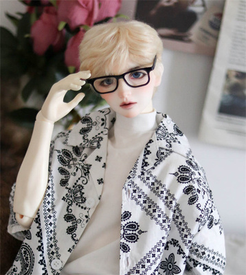 taobao agent Lazy baby BJD doll wig SD puppet 346 points SD17 Uncle Dragon Soul Horse Hair Hair Short Hair Easy Black Brown