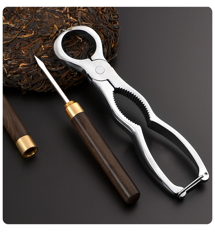 Trà kẹp thép không gỉ trà kim trà dao trà đặc biệt Pu'er trà dao handmade trà bánh nâng lên trà dao khay trà kéo dụng cụ