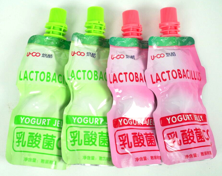 Cool lactic acid lactic acid bacteria Gin Taste CC Flavor Drink Suction Jelly Pudding Children Snack whole box