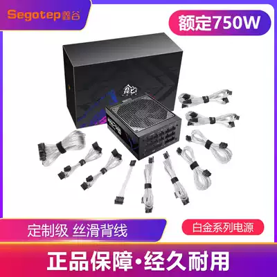 Xingu Segotep rated 750W Kunlun KL-750W power supply 80plus platinum brand custom braided wire