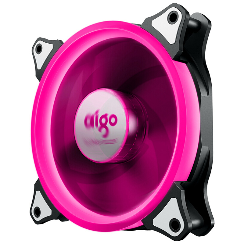 Patriot Aurora desktop host computer case fan 12cm eclipse RGB color change led silent heat dissipation 12V