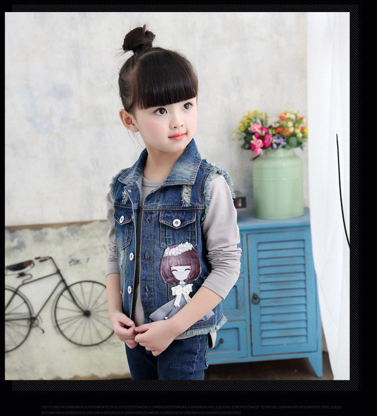 Gilet fille en toile - Ref 2070742 Image 43