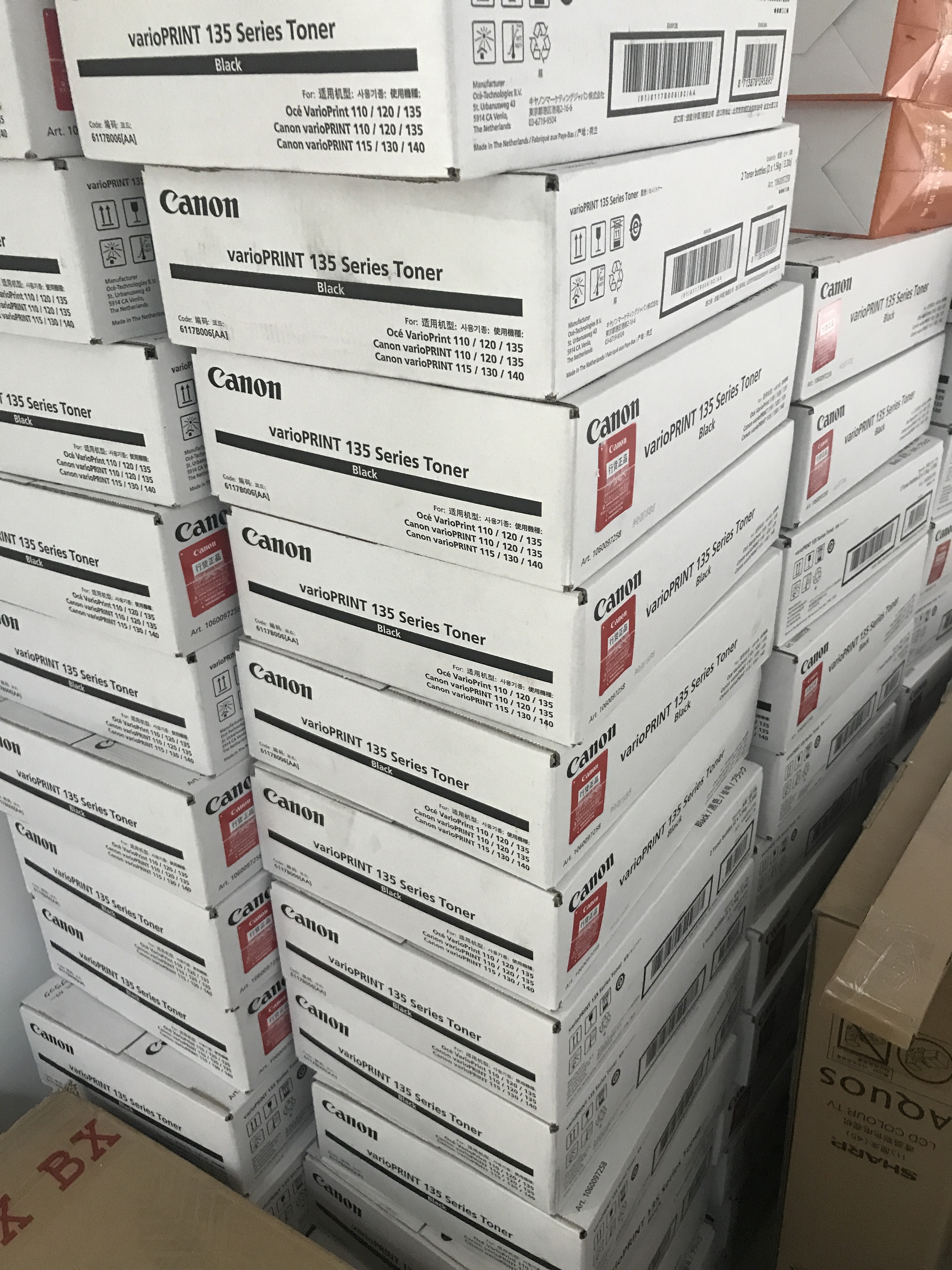 Original cargo Canon Osi DP110 120 135 original carbon powder black OCE VP110 135 140