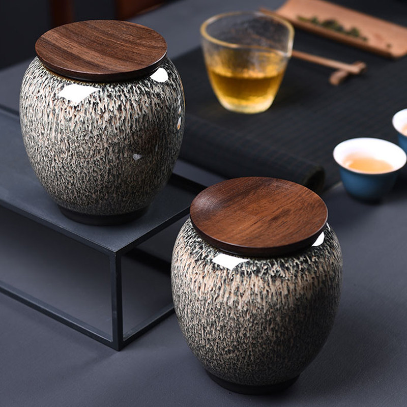 Tea pot Chinese large half catty kiln ceramic tea pot household sealed empty pot Pu'er red green flower white tea