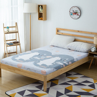 Giường bông 笠 mảnh duy nhất 4 5 6 7 8 9 10cm đệm mỏng màu nâu 0.9 1.2 1.5 1.8 2 m trải giường