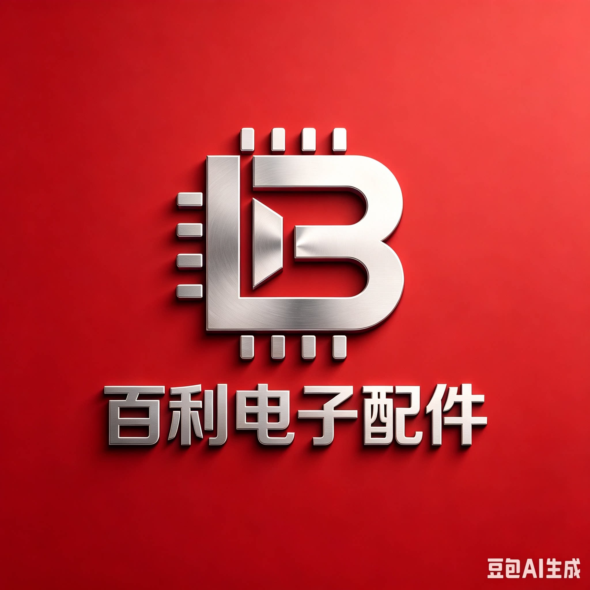 百利电子配件的LOGO