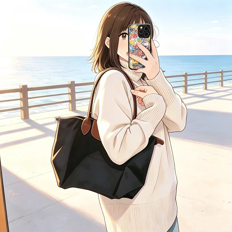 Classic Nylon Shopping Bag, Single-Shoulder Tote Bag, Foldable Dumpling Bag, Flip-Top Leather Large Shopping Bag, Mommy Bag for Women Classic Nylon Shopping Bag, Single-Shoulder Tote Bag, Foldable Dumpling Bag, Flip-Top Leather Large Shopping Bag, Mommy Bag for Women