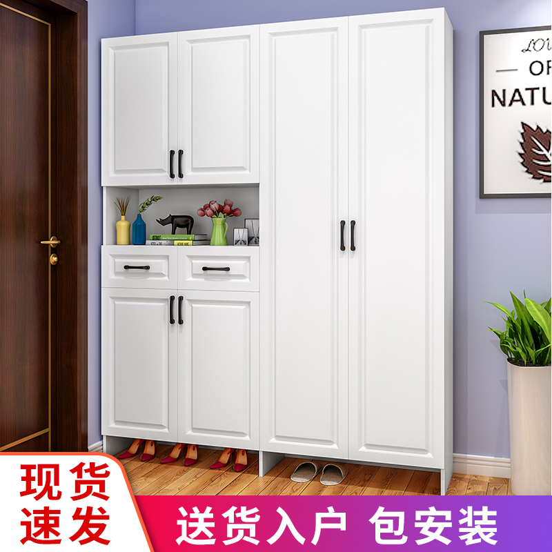 Shoe cabinet home door large capacity entrance cabinet entrance cabinet entrance integrated wall locker modern simple into the high cabinet