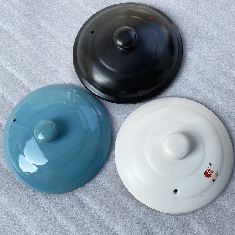 Ceramic Casserole Lid, Single Lid, Universal Accessory, Supor Lid, Household Stew Pot, Yellow-Orange Porcelain Pot, Stew Pot, Black Lid Ceramic Casserole Lid, Single Lid, Universal Accessory, Supor Lid, Household Stew Pot, Yellow-Orange Porcelain Pot, Stew Pot, Black Lid