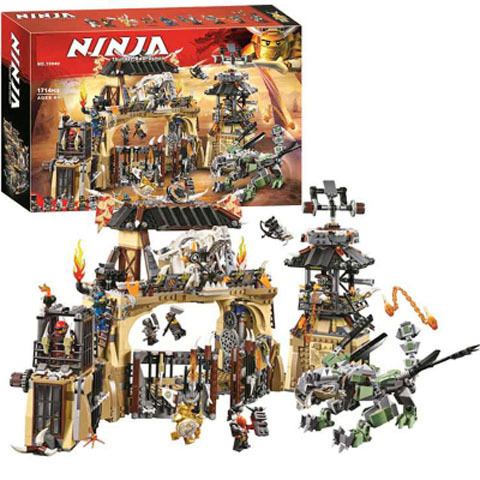 Ninjago Dragon Catcher Tribe Camp Nest Castle 70655 Boy Toy 10940 Assembled Model Building Blocks