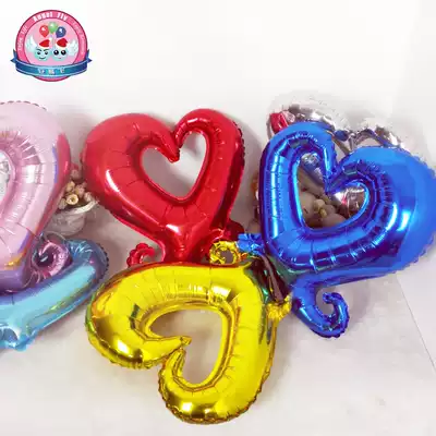 Valentine's Day Wedding room Wedding decoration Wedding supplies Wedding balloon Birthday party Letter Gogo heart shape
