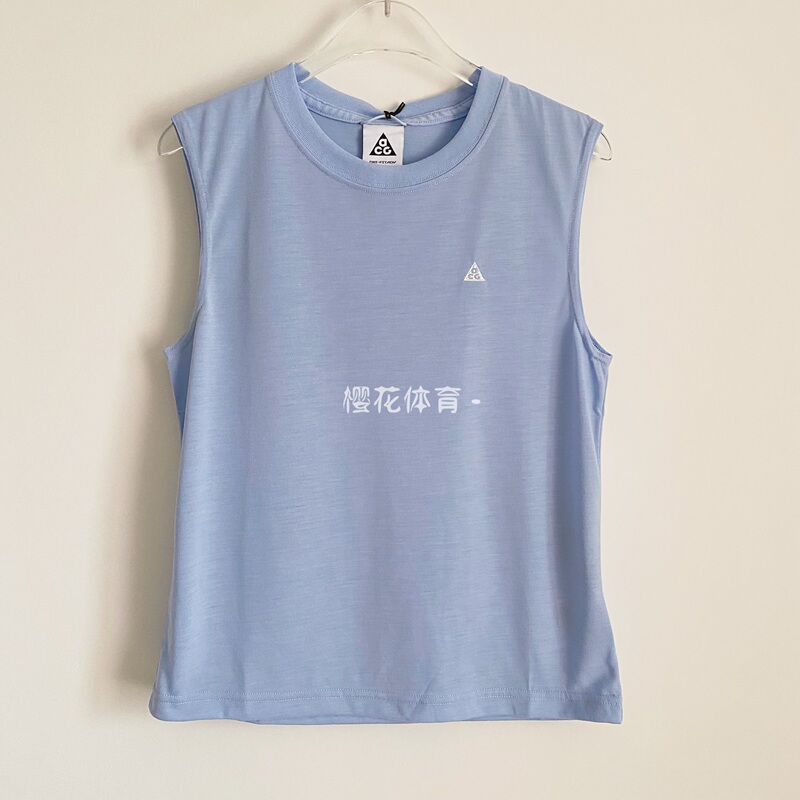 Nike Acg Nike Women's Round Neck Quick-Drying Breathable Loose Sports Fitness Tank Top Sleeveless Vest Do9272