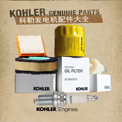 Kohler gasoline engine generator 10KW12 15kw air filter oil filter element spark plug gasoline filter