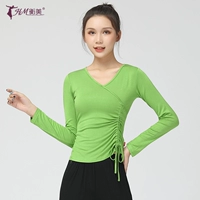 Зеленый лонгслив