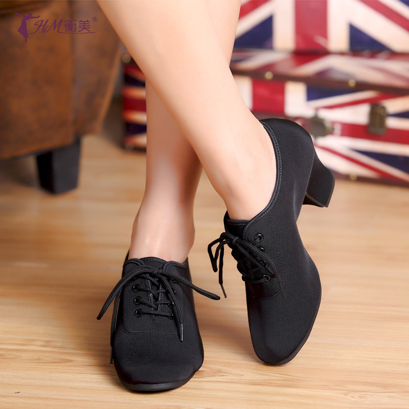Adult Dance Shoes New Soft Bottom Rehearsals Women's Squares Dance All Season Sailors Dance Shoes Modern Dance Latin Dance Shoes