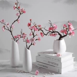 Имитация цветов сливы и ветвей персика, украшения для гостиной, сухие сушеные цветы, бонсай, зимние сладости, украшения, цветы в горшках, украшение интерьера гостиной, искусственные цветы