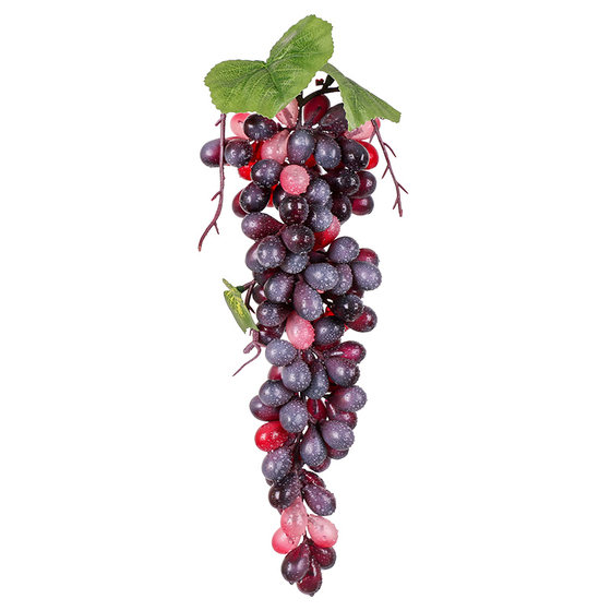 Simulation grape bunch simulation fruit plastic grapes fake fruit model props green plant interior decoration pendant