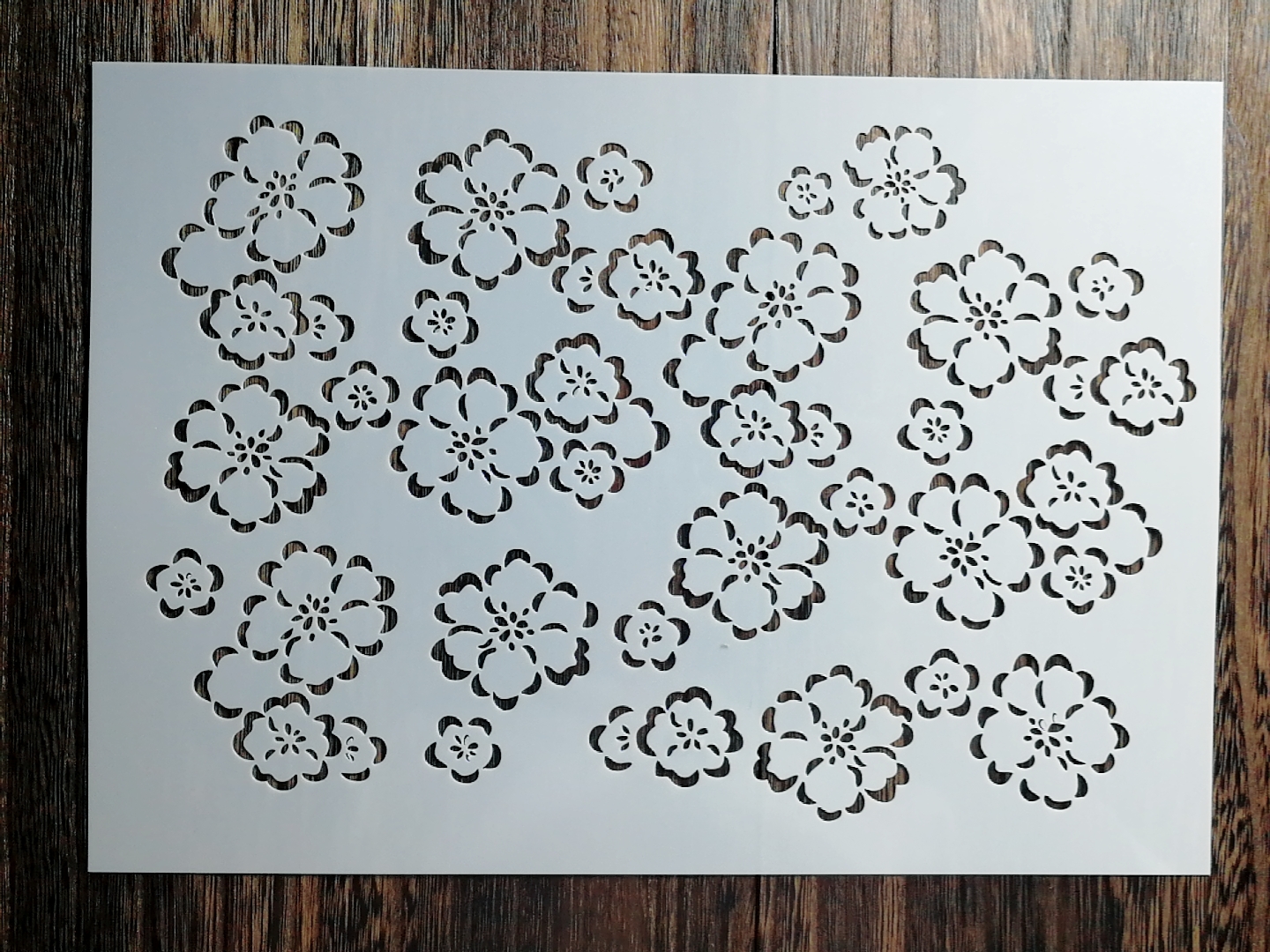 National wind minimalist flower and flower pattern blue printed cloth printed version burnt dyed grey valine blue print canvas special edition