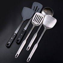 Mrs Perfect non-stick silicone Spatula High temperature soup colander Kitchen Stainless steel cooking Spatula kitchenware Set