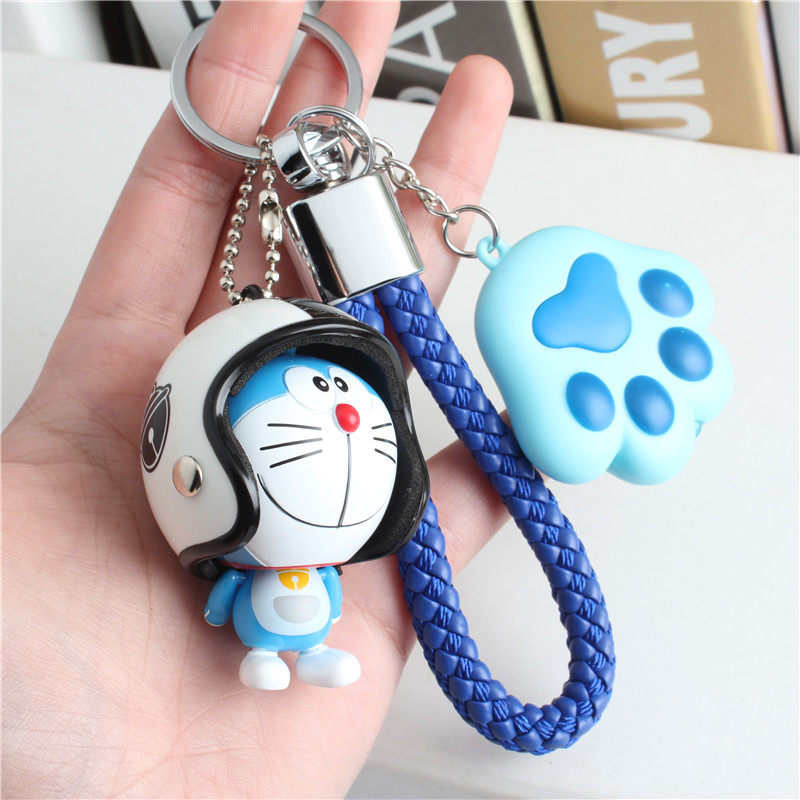 A number of doll kittens male and female keys buckle cat car cute cat paw sounding gifts