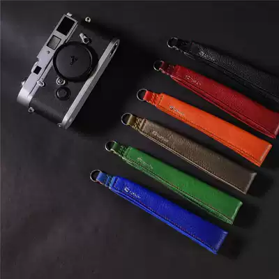 cam-in deerskin digital micro monocular camera single-lens camera wristband Fuji Leica round hole leather wrist guard LWS-003