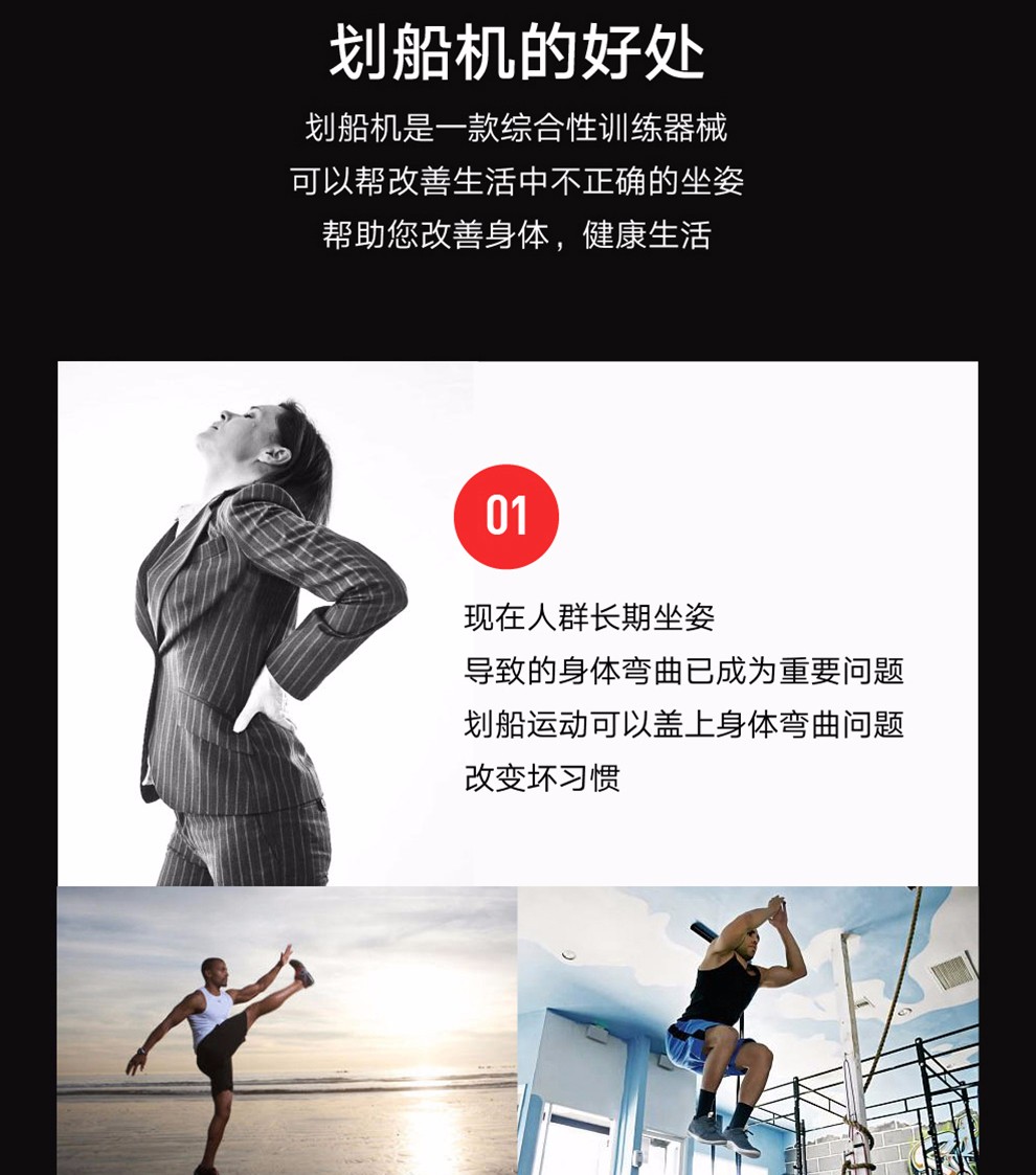 健身房入驻品牌 昌隆 可折叠磁控划船机 锻炼全身80%肌肉 图22
