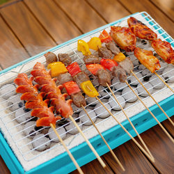 Disposable barbecue grill home outdoor portable carbon grill set outdoor camping picnic smokeless barbecue rack