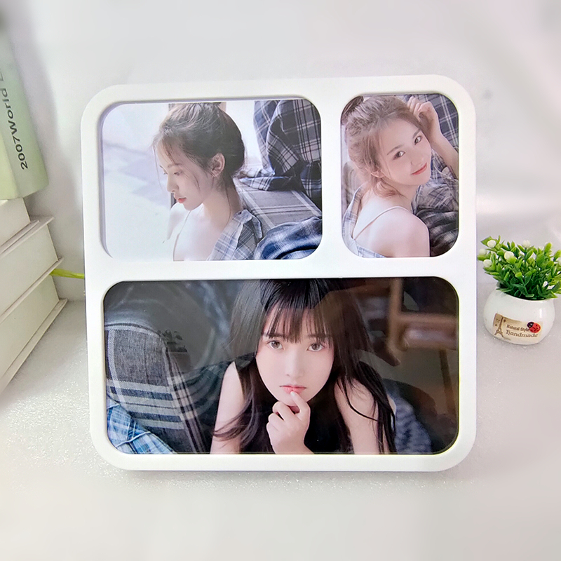 Korean creative and practical custom photo combination photo frame set table Wedding commemorative art photo Birthday gift to friends