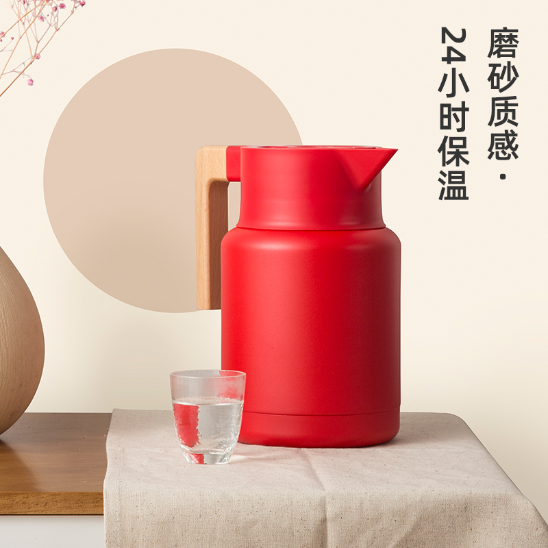 YoYan has a large-capacity thermal insulation kettle household stainless steel vacuum flask coffee pot boiling kettle