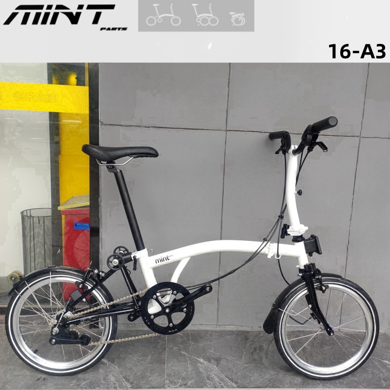 MINT16インチ-A3国産小型布三つ折り自転車内装ギアポータブル小径自転車