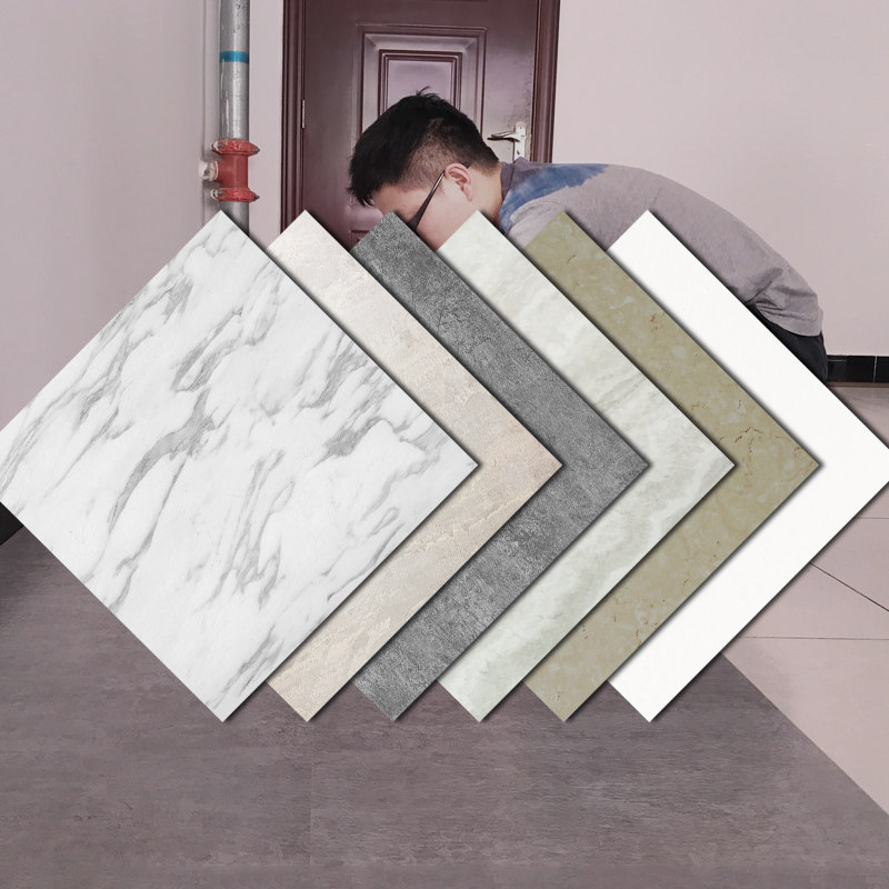 5㎡ PVC floor tile sticker waterproof wear-resistant self-adhesive plastic floor leather imitation tile cement floor patch renovation