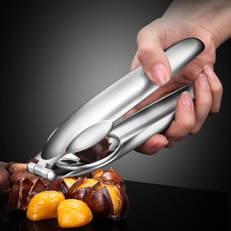 Multi-functional chestnut walnut opener stainless steel chestnut clip nut shell opener tool for chestnut peeling chestnut artifact