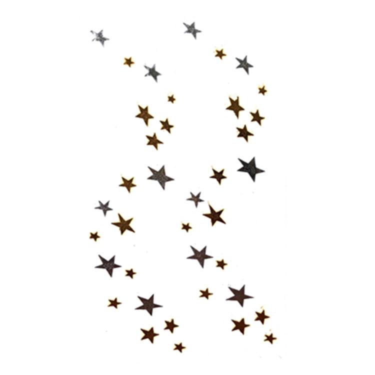 西街Girl小星星烫金纹身贴 西街Girl小星星烫金纹身贴