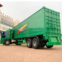 Inertia Long Trailer Container Car Model Big Number Postal Express Engineering Truck Container Children Toy Swing