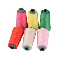 Polyester thread yellow green clothing hand stitch thread black bean paste color tool red thread sewing thread pink gray roll