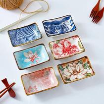 Ceramic flavor dish household dumpling dip dish snack dish hot pot bowl kitchen vinegar dish soy sauce sauce sauce dish