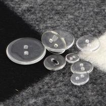 Button transparent round wool collar small mouth cashmere coat collar collar hair collar hair collar children sweater windbreaker button